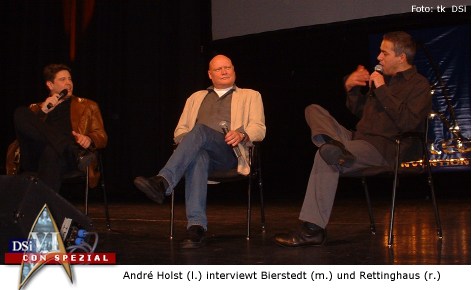 Charles Rettinghaus & Detlef Bierstedt mit Moderator Andre Holst